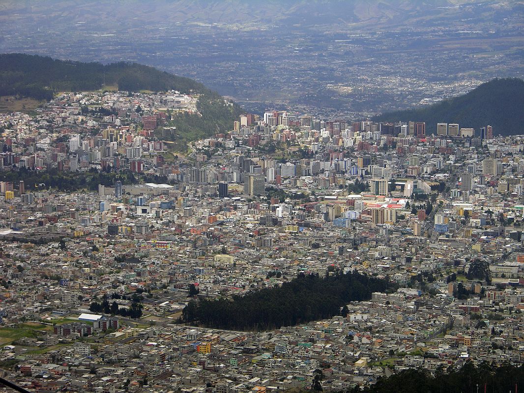 Ecuador Quito 03-04 TeleferiQo View Of La Mariscal